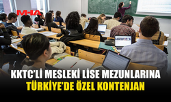 MESLEKİ LİSE MEZUNLARINA TÜRKİYE’DE EĞİTİM FIRSATI