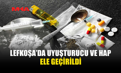 LEFKOŞA’DA 650 GRAM KOKAİN VE 350 HAP ELE GEÇİRİLDİ
