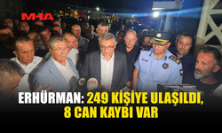ERHÜRMAN: GEMİ FACİASINDA ARAMA-KURTARMA ÇALIŞMALARI GECE BOYUNCA SÜRECEK