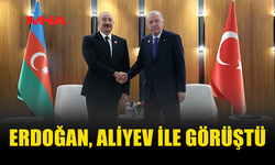 ERDOĞAN VE ALİYEV BİŞKEK’TE BİR ARAYA GELDİ