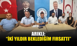 ARIKLI’DAN ÜSTEL’E DİKKAT ÇEKEN TEŞEKKÜR