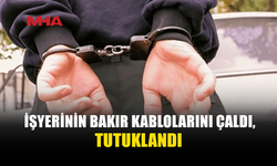 10 METRELİK BAKIR KABLOLARI ÇALDIĞI ORTAYA ÇIKTI