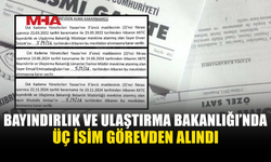 MÜSTEŞAR, BAKANLIK MÜDÜRÜ VE DAİRE MÜDÜRÜ GÖREVDEN ALINDI