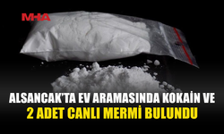ALSANCAK’TA 4 GRAM KOKAİN VE MERMİ ELE GEÇİRİLDİ