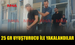 25 GRAM MADDE İLE YAKALANAN 2 KİŞİ TUTUKLANDI