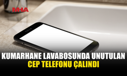 KUMARHANEDE UNUTULAN CEP TELEFONUNU ÇALDI