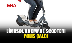 LİMASOL'DA EMARE OLARAK TUTULAN SCOOTERİ POLİS ÇALDI