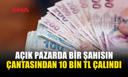 İSKELE AÇIK PAZARDA ÇANTADAN 10 BİN TL ÇALDILAR