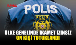KKTC'DE İZİNSİZ İKAMET EDEN 10 KİŞİ YAKALANDI