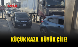 BİR KAZA, KİLOMETRELERCE KUYRUK!