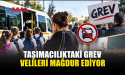 ÖĞRENCİ TAŞIMACILIĞINDA GREV SÜRÜYOR: VELİLER MAĞDUR