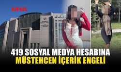 419 HESAP MÜSTEHCEN İÇERİK NEDENİYLE ENGELLENDİ