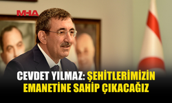 CEVDET YILMAZ’DAN ŞEHİTLER İÇİN ANLAMLI MESAJ