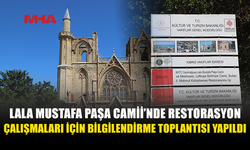 LALA MUSTAFA PAŞA CAMİİ’NDE RESTORASYON ÇALIŞMALARI SÜRÜYOR