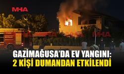 GAZİMAĞUSA’DA KLİMA KISA DEVRE YAPTI, EV YANDI