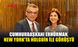 ERHÜRMAN, HOLGUİN İLE KIBRIS SORUNUNU GÖRÜŞTÜ