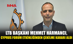HARMANCI, CYPRUS FORUM’DAN ÇEKİLDİ