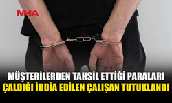 MÜŞTERİLERDEN TAHSİL ETTİĞİ PARAYI, ŞİRKETE TESLİM ETMEDİ