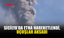 ETNA YİNE KÜL PÜSKÜRTTÜ, UÇUŞLAR AKSADI