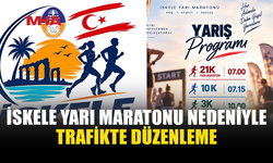 İSKELE YARI MARATONU İÇİN TRAFİK DÜZENLEMESİ YAPILACAK