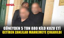 GÜNEYDEN 5 TON 880 KİLO KUZU ETİ GETİRDİLER