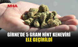 GİRNE'DE 5 GRAM HİNT KENEVİRİYLE YAKALANDI