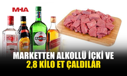 MARKETTEN ET VE İÇKİ ÇALAN 2 ZANLI TUTUKLANDI