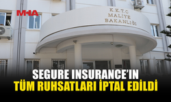 MALİYE BAKANLIĞI'NDAN SEGURE INSURANCE'LA İLGİLİ AÇIKLAMA