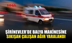 ÇALIŞTIĞI AĞILDA BALYA MAKİNESİNE SIKIŞTI, AĞIR YARALANDI