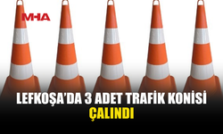 TRAFİK KONİLERİNİ ÇALDI, HAKKINDA YASAL İŞLEM BAŞLATILDI