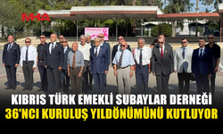EMEKLİ SUBAYLAR 36’NCI KURULUŞ YILDÖNÜMÜNÜ KUTLADI