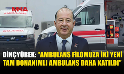 112 AMBULANS FİLOSUNA 2 YENİ AMBULANS KATILDI