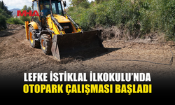 LEFKE İSTİKLAL İLKOKULU’NA YENİ OTOPARK
