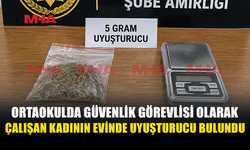 İSKELE’DE GÜVENLİK GÖREVLİSİNİN EVİNDEN UY.ŞTURUCU ÇIKTI