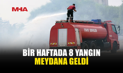 8 YANGINDA 619 BİN TL'LİK ZARAR...