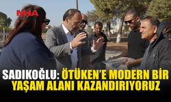 6 BİN METREKARELİK REKREASYON ALANI ÖTÜKEN’DE HAYAT BULUYOR