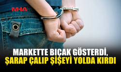 İSKELE’DE ALKOLLÜ ŞAHIS MARKETTE D*HŞET SAÇTI