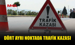 KKTC’DE DÖRT AYRI TRAFİK KAZASI MEYDANA GELDİ