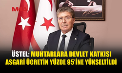 ÜSTEL: MUHTARLARIMIZI GÜÇLENDİRİYOR, HİZMETİ BÜYÜTÜYORUZ