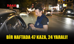 KKTC’DE TRAFİK BİLANÇOSU AĞIR: 47 KAZA, 24 YARALI