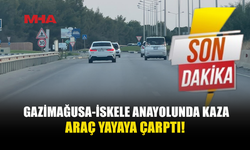 GAZİMAĞUSA-İSKELE ANAYOLUNDA KAZA