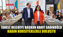 SADIKOĞLU KÖY KADIN KURSLARININ KURSİYERLERİYLE BULUŞTU