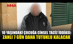 LEFKOŞA’DA C*NSEL T*CİZ ZANLISINA 7 GÜN EK TUTUKLULUK VERİLDİ