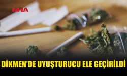 DİKMEN'DE ŞÜPHELİ ARAÇTA UY*ŞTURUCU MADDE BULUNDU