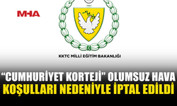 29 EKİM CUMHURİYET KORTEJİ İPTAL EDİLDİ