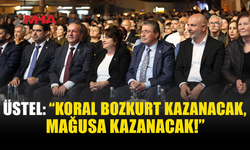 ÜSTEL’DEN KORAL BOZKURT’A TAM DESTEK