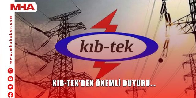 KIB-TEK'DEN ÖNEMLİ DUYURU...