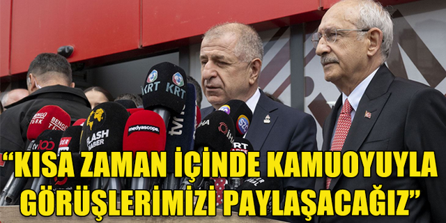 KEMAL KILIÇDAROĞLU-ÜMİT ÖZDAĞ GÖRÜŞMESİ SONA ERDİ