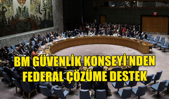 BM GÜVENLİK KONSEYİ DAİMİ ÜYLERİNDEN FEDERAL ÇÖZÜME DESTEK