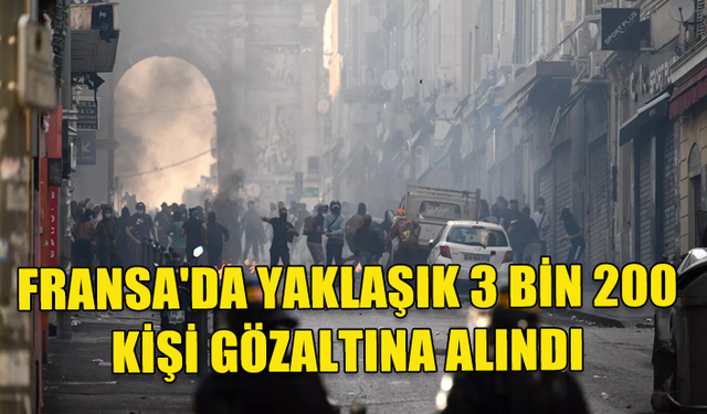 FRANSA'DAKİ PROTESTOLARIN 6. GÜNÜNDE: YAKLAŞIK 3 BİN 200 KİŞİ GÖZALTINA ALINDI